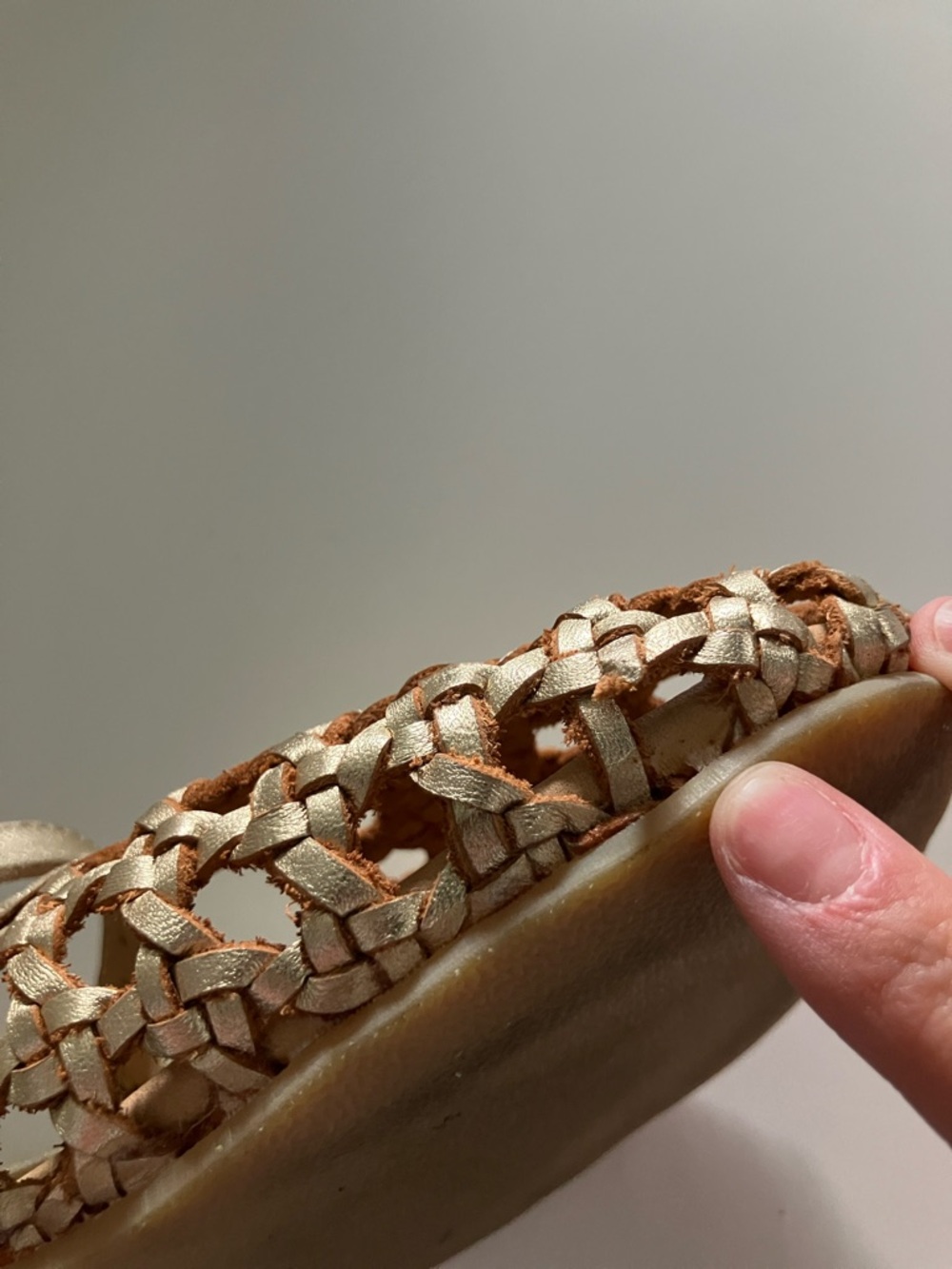 The Women's Woven Ballerina Mary Jane by Anya Origo barefoot shoes - Picture 11 of 11